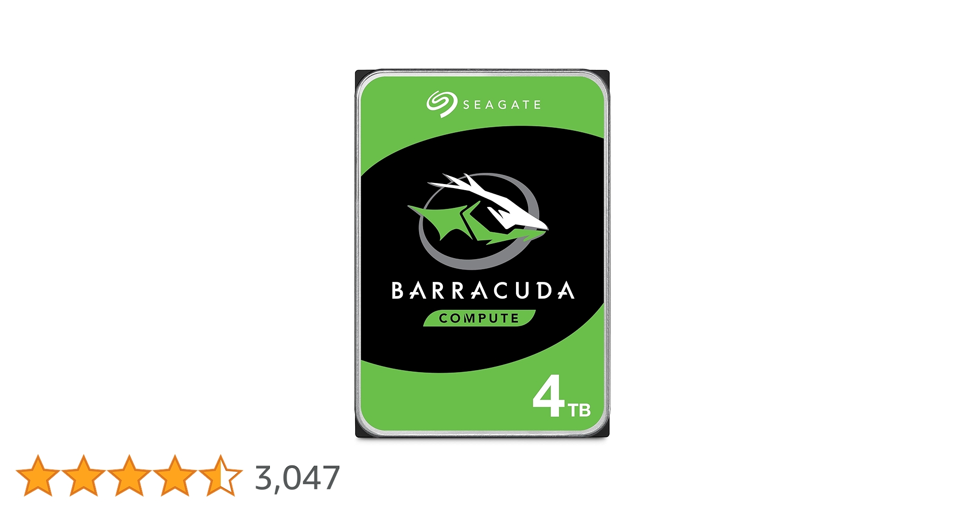 Seagate BarraCuda 4TB Internal Hard Drive HDD 3.5 Inch Sata